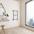 Aver-Growth- 3 Bar Traditional Victorian Chrome Heated Towel Rail Bathroom Radiator