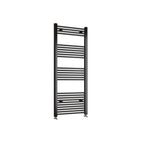1600x600mm Black Heated Towel Rail Straight Bathroom Radiator