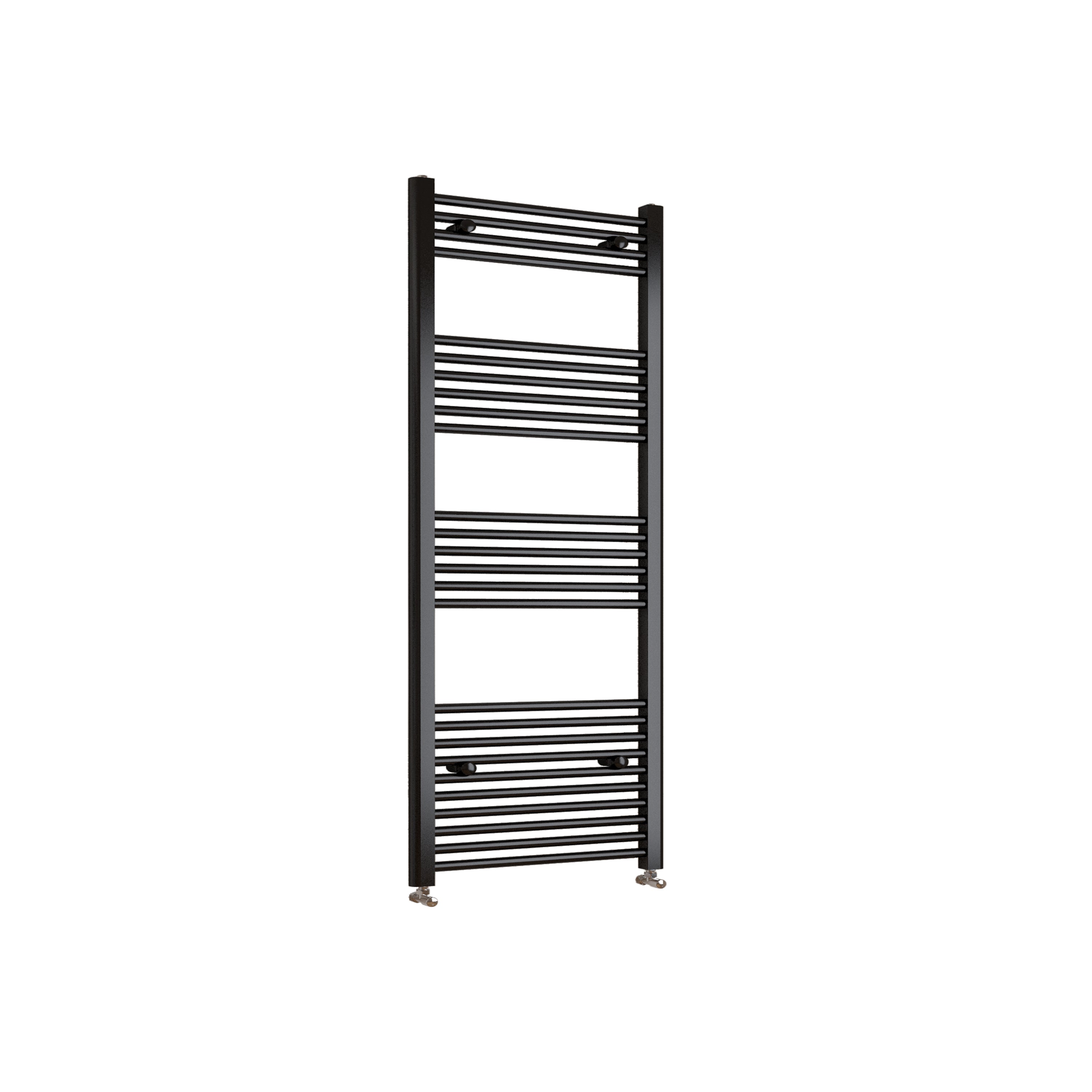 1600x600mm Black Heated Towel Rail Straight Bathroom Radiator