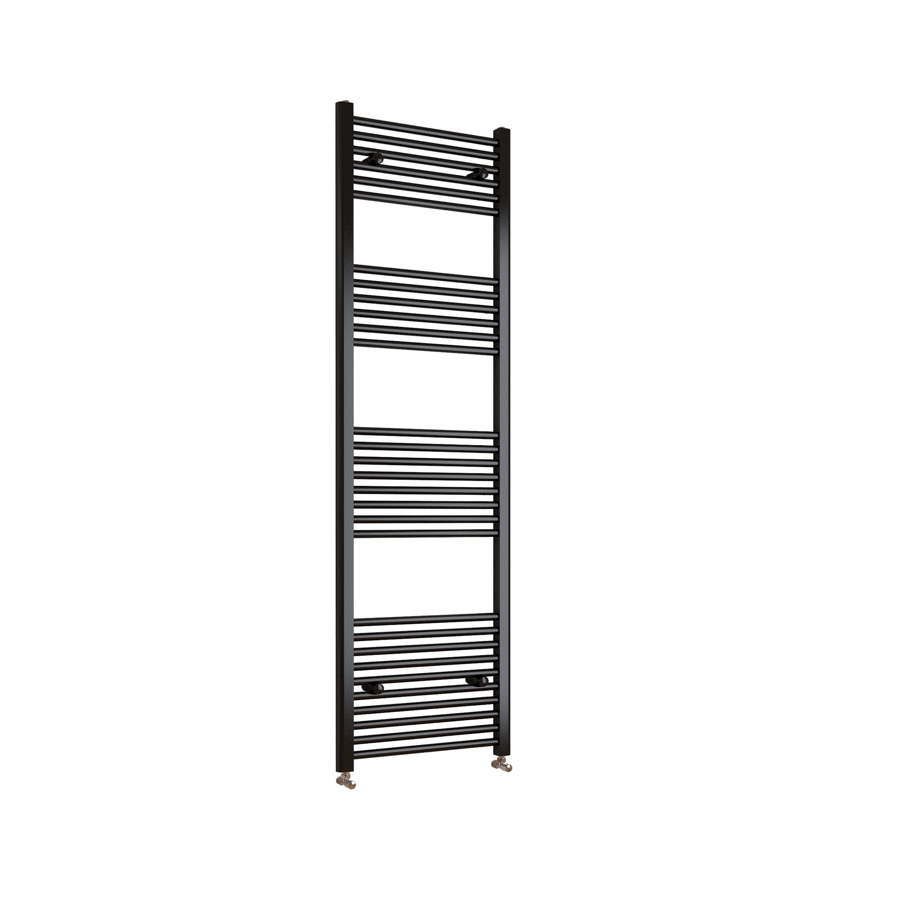 1800x400mm Black Heated Towel Rail Straight Bathroom Radiator
