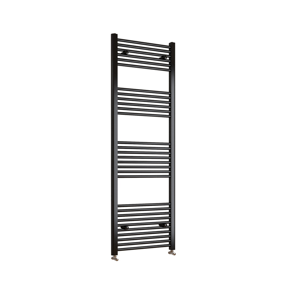 1800x500mm Black Heated Towel Rail Straight Bathroom Radiator