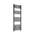 1800x500mm Black Heated Towel Rail Straight Bathroom Radiator