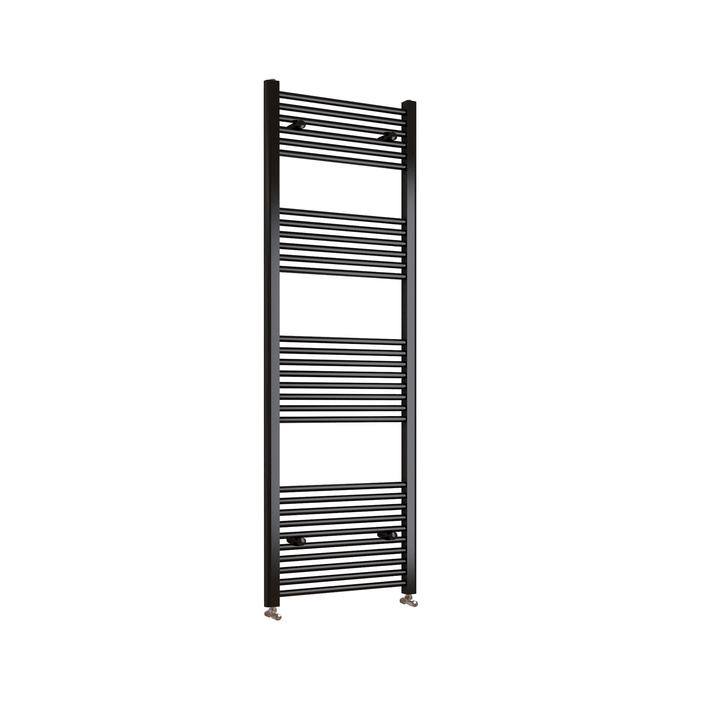 1800x500mm Black Heated Towel Rail Straight Bathroom Radiator