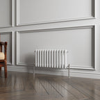 Aver-Growth- Traditional Horizontal 300x605mm 2 Columns White Cast Iron Radiator