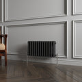 Aver-Growth- Traditional Horizontal 300x605mm 3 Columns Black Cast Iron Radiator