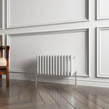 Aver-Growth- Traditional Horizontal 300x605mm 3 Columns White Cast Iron Radiator