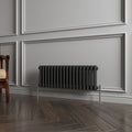 Aver-Growth- Traditional Horizontal 300x830mm 2 Columns Black Cast Iron Radiator