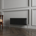 Aver-Growth- Traditional Horizontal 300x830mm 3 Columns Black Cast Iron Radiator
