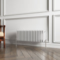 Aver-Growth- Traditional Horizontal 300x830mm 3 Columns White Cast Iron Radiator