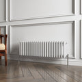 Aver-Growth- Traditional Horizontal 300x1010mm 3 Columns White Cast Iron Radiator