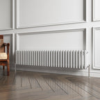 Aver-Growth- Traditional Horizontal 300x1460mm 3 Columns White Cast Iron Radiator