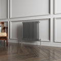 Aver-Growth- Traditional Horizontal 600x605mm 2 Columns Anthracite Cast Iron Radiator