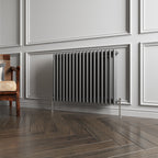 Aver-Growth- Traditional Horizontal 600x830mm 3 Columns Anthracite Cast Iron Radiator