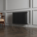 Aver-Growth- Traditional Horizontal 600x830mm 3 Columns Black Cast Iron Radiator