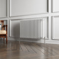 Aver-Growth- Traditional Horizontal 600x830mm 3 Columns White Cast Iron Radiator