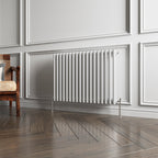 Aver-Growth- Traditional Horizontal 600x830mm 3 Columns White Cast Iron Radiator