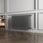 Aver-Growth- Traditional Horizontal 600x1010mm 2 Columns Anthracite Cast Iron Radiator