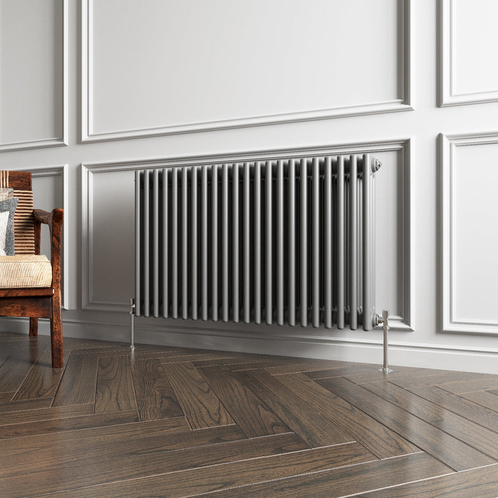 Aver-Growth- Traditional Horizontal 600x1010mm 3 Columns Anthracite Cast Iron Radiator