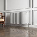 Aver-Growth- Traditional Horizontal 600x1010mm 3 Columns White Cast Iron Radiator