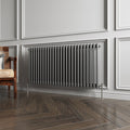 Aver-Growth- Traditional Horizontal 600x1190mm 2 Columns Anthracite Cast Iron Radiator