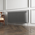 Aver-Growth- Traditional Horizontal 600x1190mm 3 Columns Anthracite Cast Iron Radiator