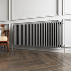 Aver-Growth- Traditional Horizontal 600x1460mm 3 Columns Anthracite Cast Iron Radiator