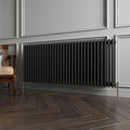 Aver-Growth- Traditional Horizontal 300x1460mm 3 Columns Black Cast Iron Radiator