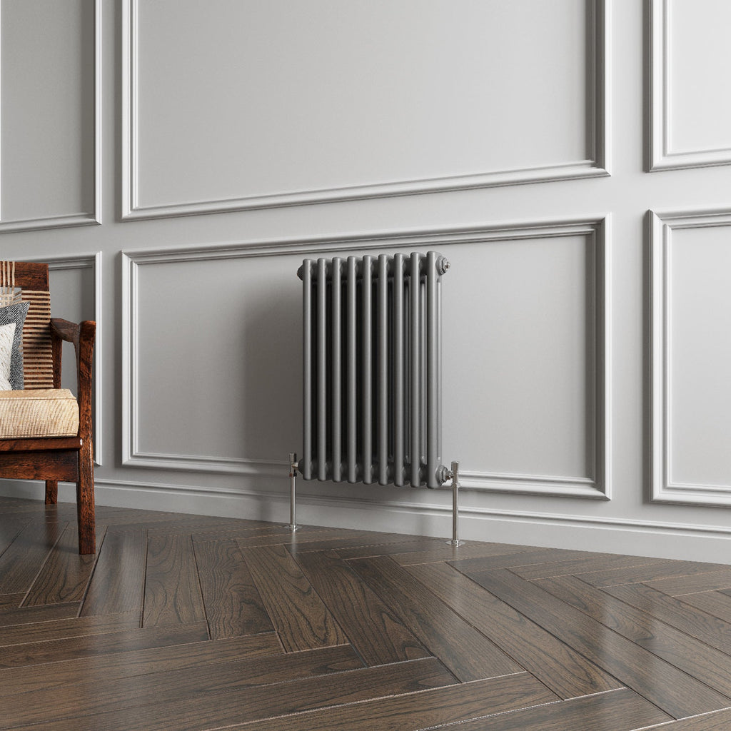 Aver-Growth- Traditional Horizontal 600x425mm 2 Columns Anthracite Cast Iron Radiator