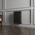 Aver-Growth- Traditional Horizontal 600x425mm 3 Columns Black Cast Iron Radiator