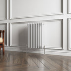 Aver-Growth- Traditional Horizontal 600x425mm 3 Columns White Cast Iron Radiator