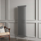 Aver-Growth- Traditional Vertical 1500x470mm 2 Columns Anthracite Cast Iron Radiator