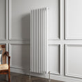 Aver-Growth- Traditional Vertical 1500x470mm 3 Columns White Cast Iron Radiator