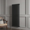 Aver-Growth- Traditional Vertical 1500x560mm 2 Columns Black Cast Iron Radiator