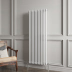 Aver-Growth- Traditional Vertical 1500x560mm 2 Columns White Cast Iron Radiator