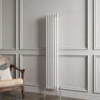 Aver-Growth- Traditional Vertical 1500x290mm 2 Columns White Cast Iron Radiator