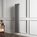 Aver-Growth- Traditional Vertical 1500x290mm 3 Columns Anthracite Cast Iron Radiator