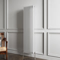 Aver-Growth- Traditional Vertical 1500x380mm 3 Columns White Cast Iron Radiator