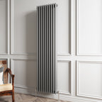 Aver-Growth- Traditional Vertical 1800x470mm 3 Columns Anthracite Cast Iron Radiator