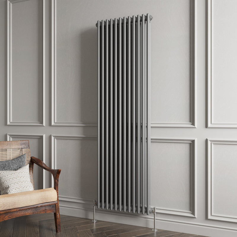 Aver-Growth- Traditional Vertical 1800x560mm 2 Columns Anthracite Cast Iron Radiator