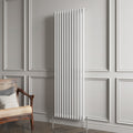 Aver-Growth- Traditional Vertical 1800x560mm 2 Columns White Cast Iron Radiator