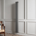 Aver-Growth- Traditional Vertical 1800x200mm 3 Columns Anthracite Cast Iron Radiator