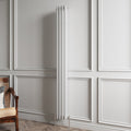 Aver-Growth- Traditional Vertical 1800x200mm 3 Columns White Cast Iron Radiator