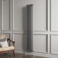 Aver-Growth- Traditional Vertical 1800x290mm 2 Columns Anthracite Cast Iron Radiator