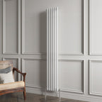 Aver-Growth- Traditional Vertical 1800x290mm 2 Columns White Cast Iron Radiator