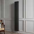 Aver-Growth- Traditional Vertical 1800x290mm 3 Columns Black Cast Iron Radiator