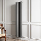 Aver-Growth- Traditional Vertical 1800x380mm 3 Columns Anthracite Cast Iron Radiator