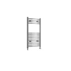 800x400mm Chrome Heated Towel Rail Curved Bathroom Radiator