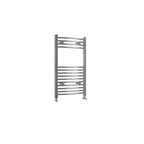 800x500mm Chrome Heated Towel Rail Curved Bathroom Radiator