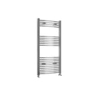 1200x600mm Chrome Heated Towel Rail Curved Bathroom Radiator