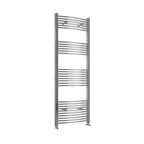 1800x600mm Chrome Heated Towel Rail Curved Bathroom Radiator